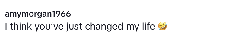 TikTok comment